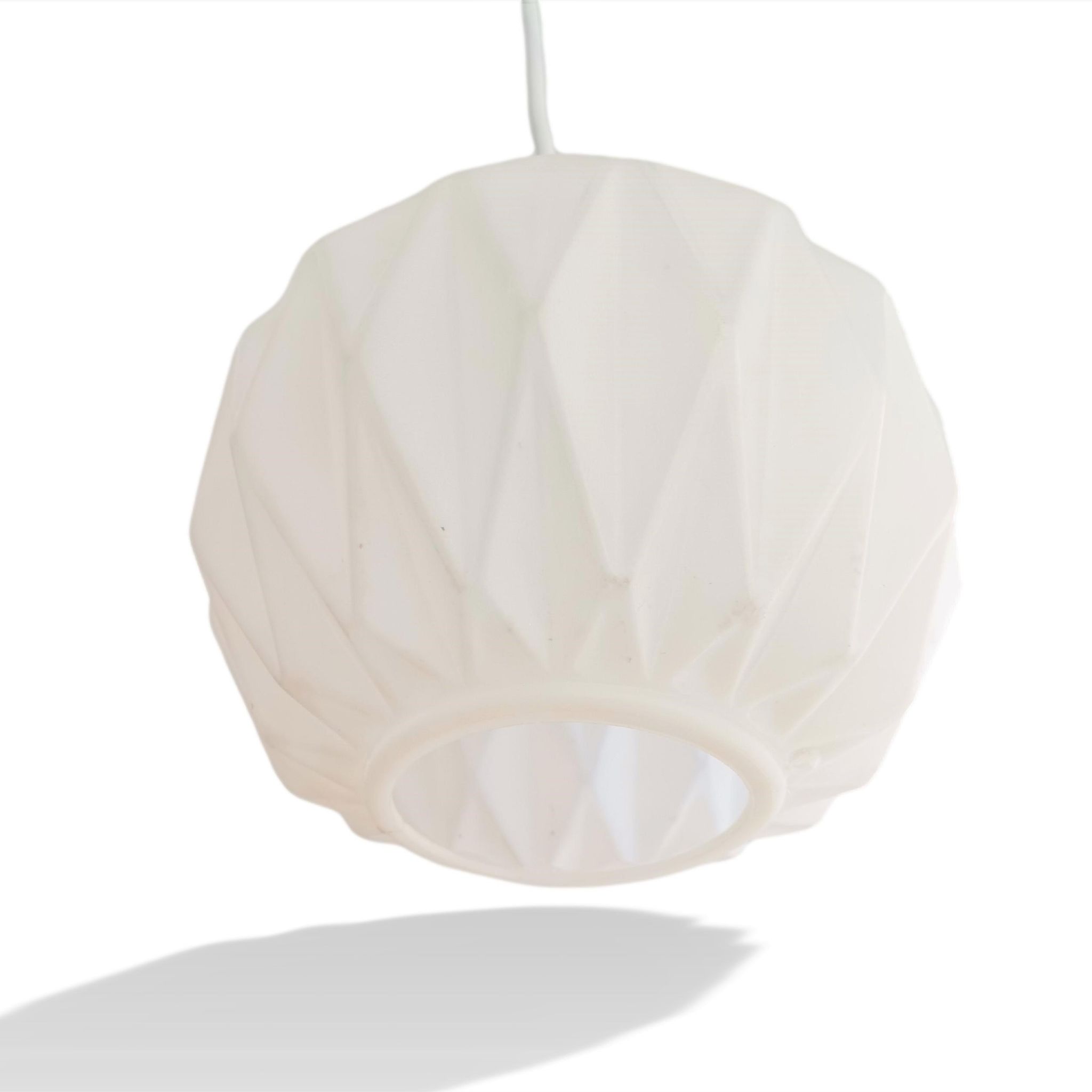 Small Origami pendant lamp 1960s LeKlint style