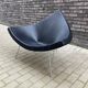 Vitra Coconut Chair de George Nelson, cuir noir