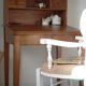 Old wooden writing desk