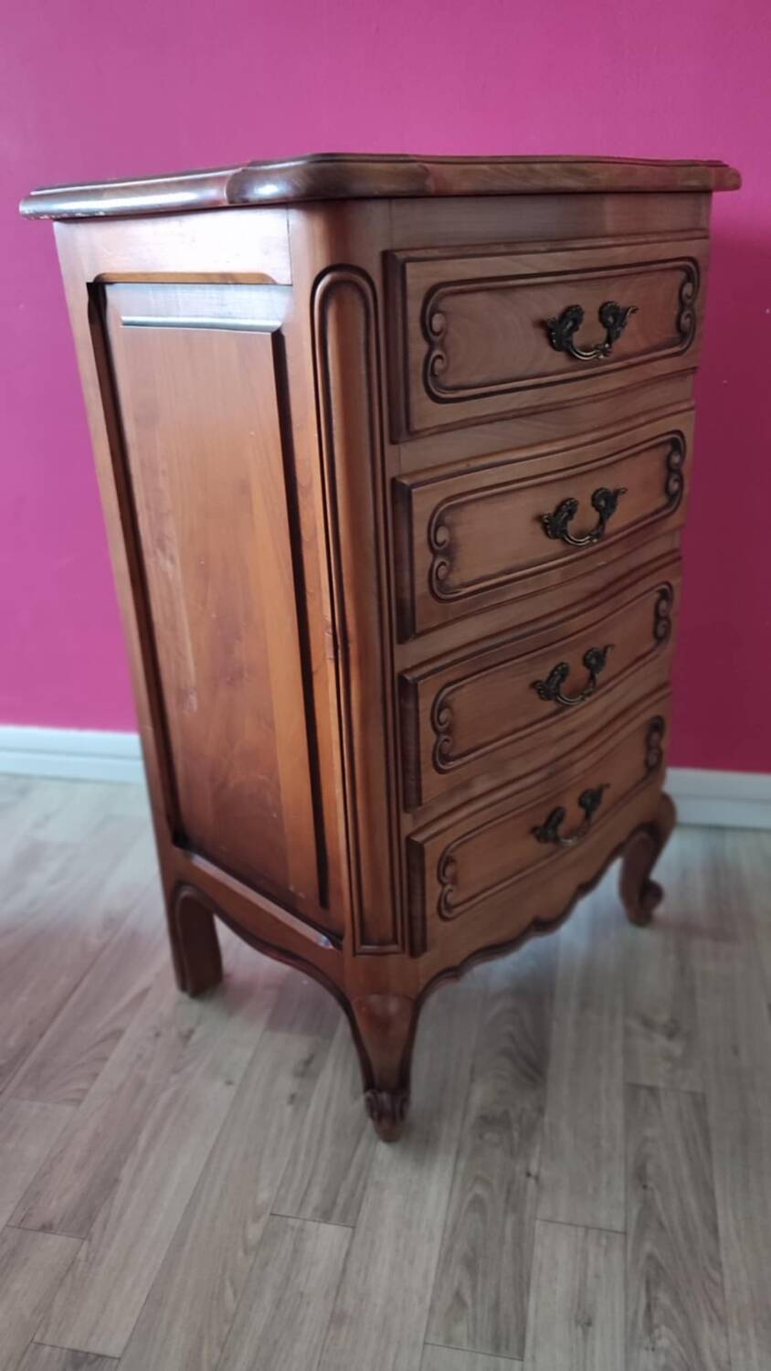 Vintage wooden chest of drawers storage unit