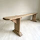 Massive old wooden bench