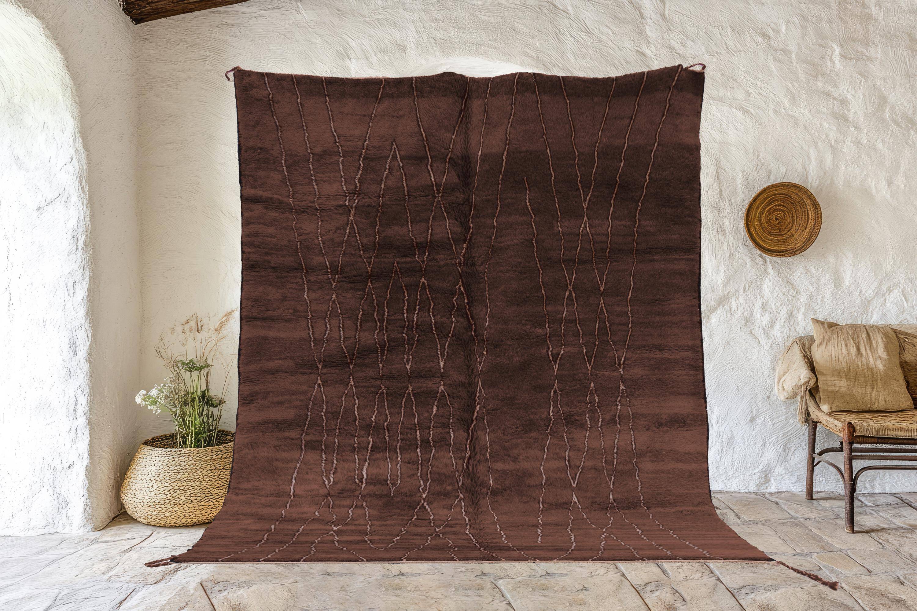 Handmade Moroccan rug 3 x 2 m