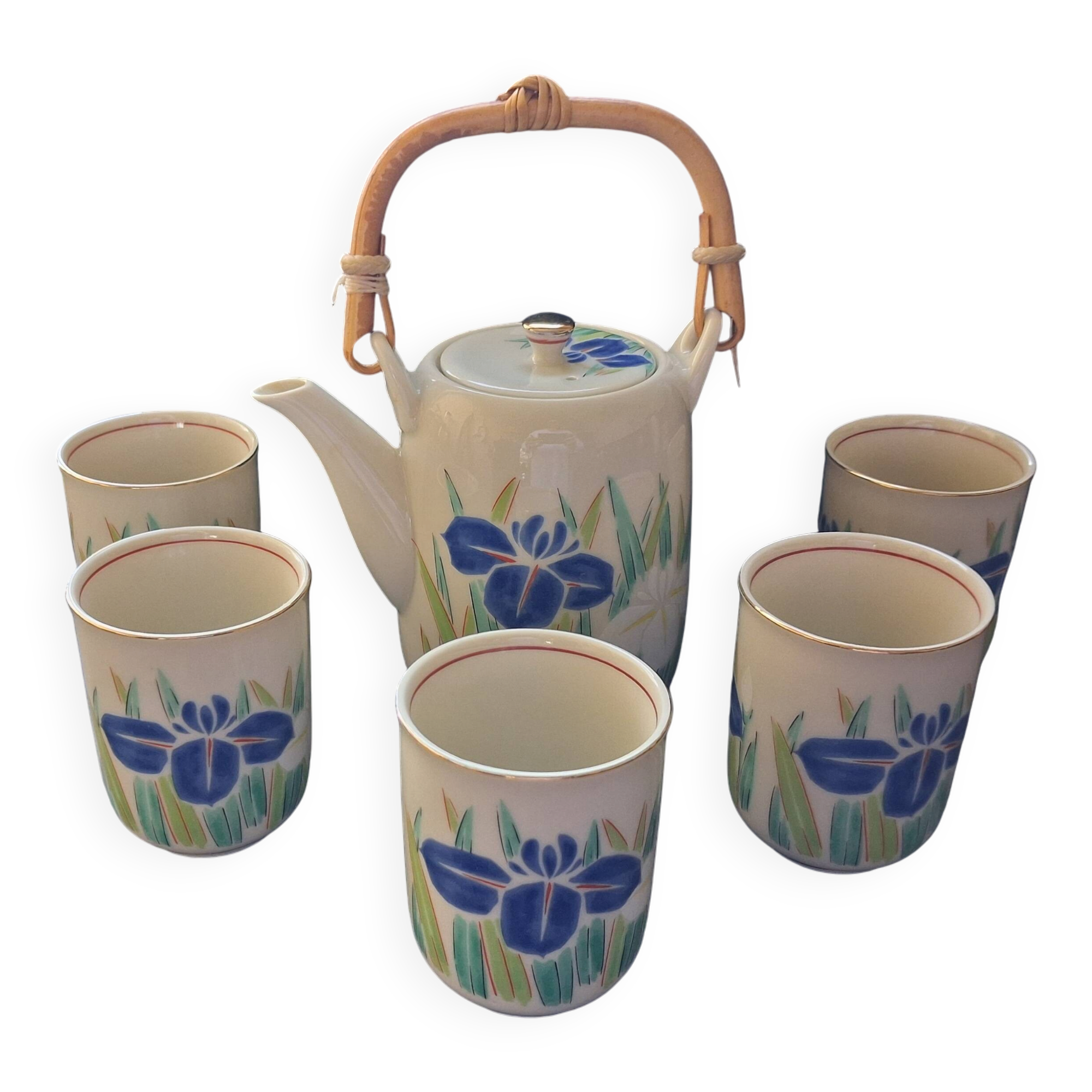 Japanese service iris Kozan-Gama from Mino