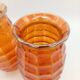 Paire Vases Art Déco Josef Invald Carnival Marigold Orange Irisé Jacobean