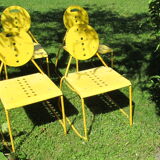 Série de 4 chaises "Charlie" de Carlo Bimbi et Nilo Gioacchini