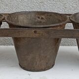 Planter of 3 zinc pots