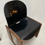 Pair of chairs of Afra and Tobia scarpa model dialogo