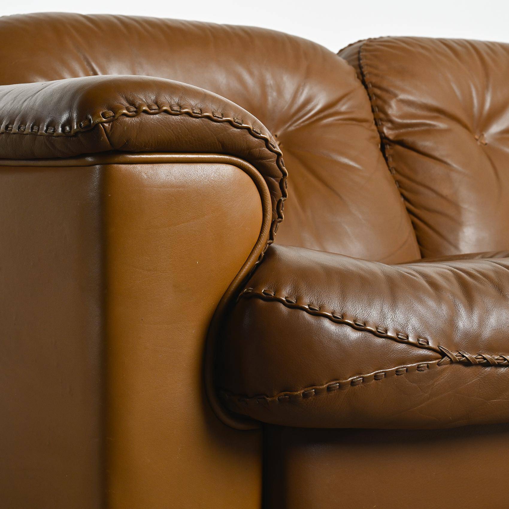 DS 101 leather sofa, DE SEDE circa 1970