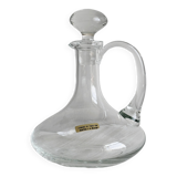 Carafe ancienne en verre soufflé à la bouche