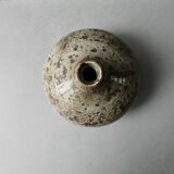 vase en grès émaillé et scarifié années 80