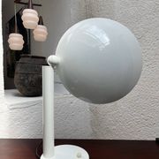 White Metal Desk Lamp 1980s