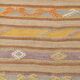 Kilim turc jaune et violet doux 5x6, 168x135