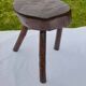 Tabouret brutaliste H 39 cm