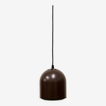 Lampe suspendue vintage marron des années 60