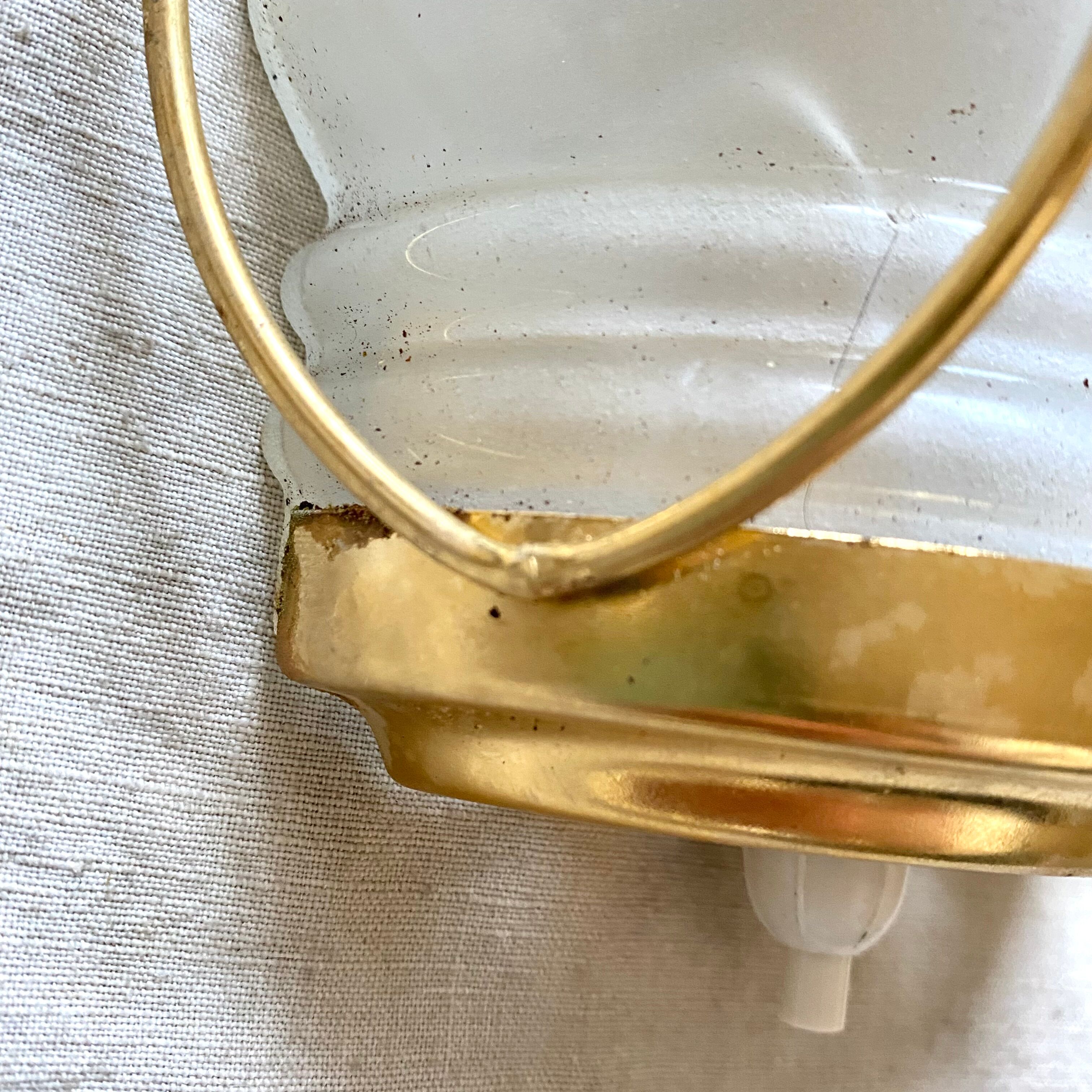 Vintage marine wall lamps