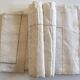 Drap et taies trousseau de réserve en fil de lin brodé de perles
