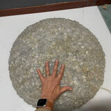 Plafonnier en verre de Murano en forme de fleur extra large par Archimede Seguso, années 1960.