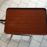 Adjustable rolling table in formica – Italian design by Damato – 1970s