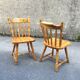 Chairs with pine bars