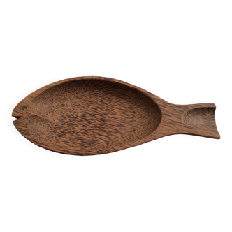 Wooden fish dish