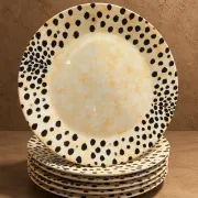 Service d'assiettes Pagnossin Treviso -Collection "Safari"