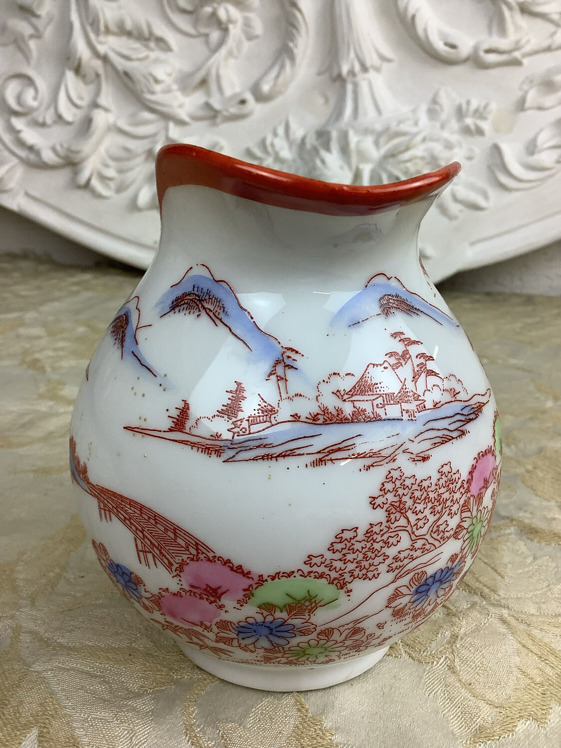 Antique Japanese porcelain cream jug