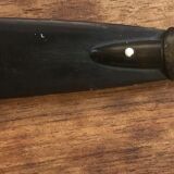 paper cutter in horn and wood. XIX century