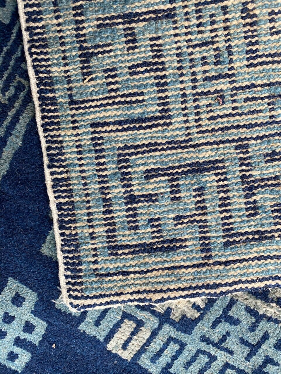 Ancient Chinese carpet 57x108 cm