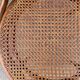 Fischel bistro armchair in wood and canework from the 50s/60s