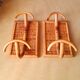 1960s rattan wall hooks
