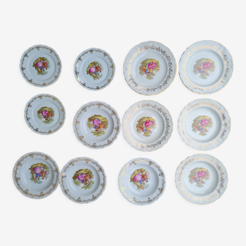 Set of 12 porcelain plates Winterling Bavaria Kirchenlamitz
