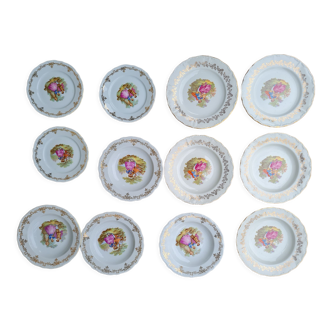 Set of 12 porcelain plates Winterling Bavaria Kirchenlamitz