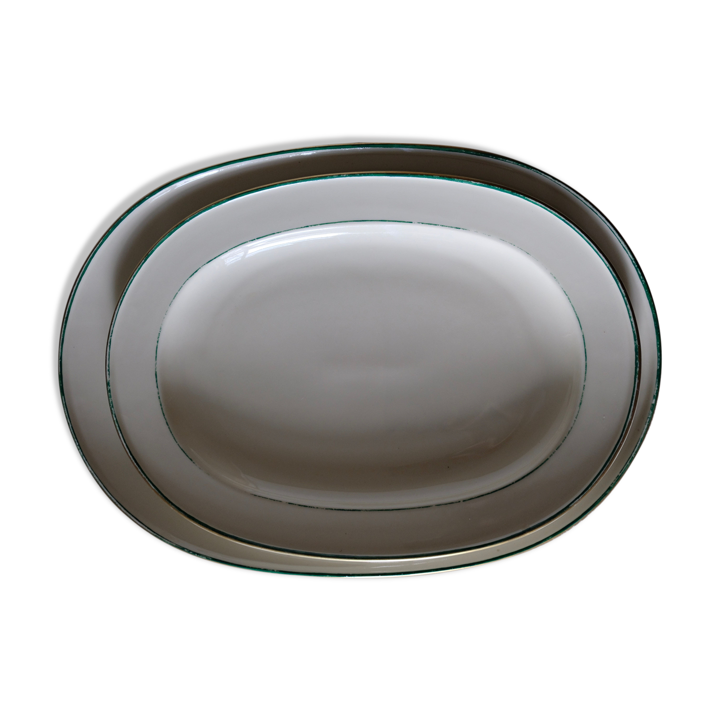 Great dishes of the hotel service "Grand Hotel Nationale" Lucerne Switzerland of the Buchecker manufacture