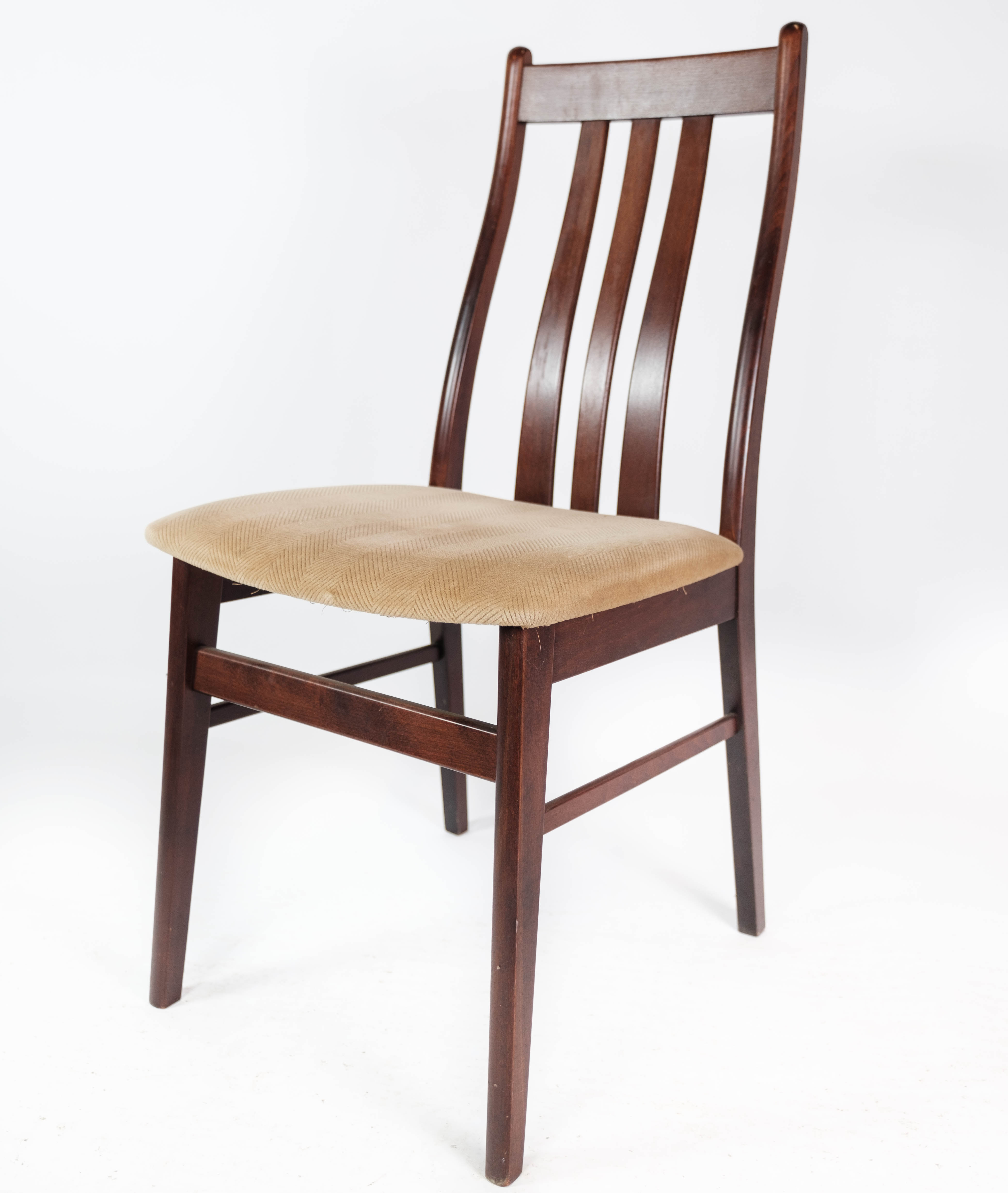 Set of four dining room chairs of mahogany of Danish design by Farstrup, 1960s