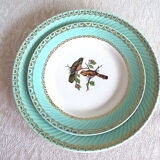 4 bird dessert plates