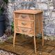 Art Deco chest of drawers in raw wood, 1930