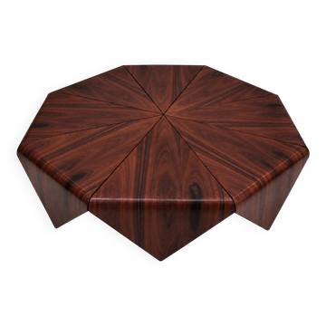 Table en palissandre “Pétalas” de Jorge Zalszupin pour L’Atelier, Brésil, milieu du siècle