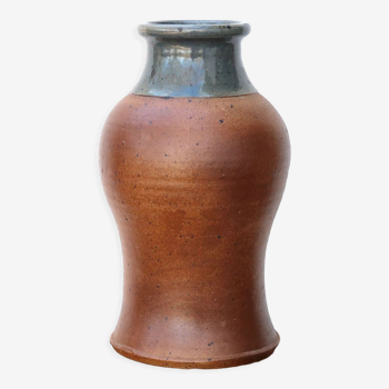 Vase en grès de Pierre Digan, La Borne années 60