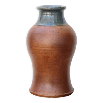 Sandstone vase by Pierre Digan, La Borne 60s
