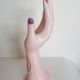 Hand wear pink jewelry , Pierrot, soliflore, vintage French, 50s