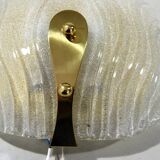 Set of 2 Murano glass wall lamps by Hillebrand 1960’s