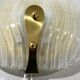 Set of 2 Murano glass wall lamps by Hillebrand 1960’s
