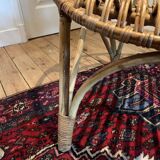 Pair of vintage rattan armchairs – 60s/70s design