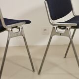 Pair of 2 vintage chairs DSC 106 by Giancarlo Piretti for Anonima Casteli 1965.Ref : Cat