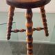 Vintage wooden tripod stool