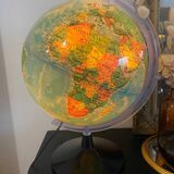 80s luminous terrestrial globe