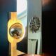 2 vintage 70s Space Age Oxar inspired wall lights