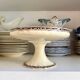 Large Creil & Montereau fruit bowl in brown ironstone