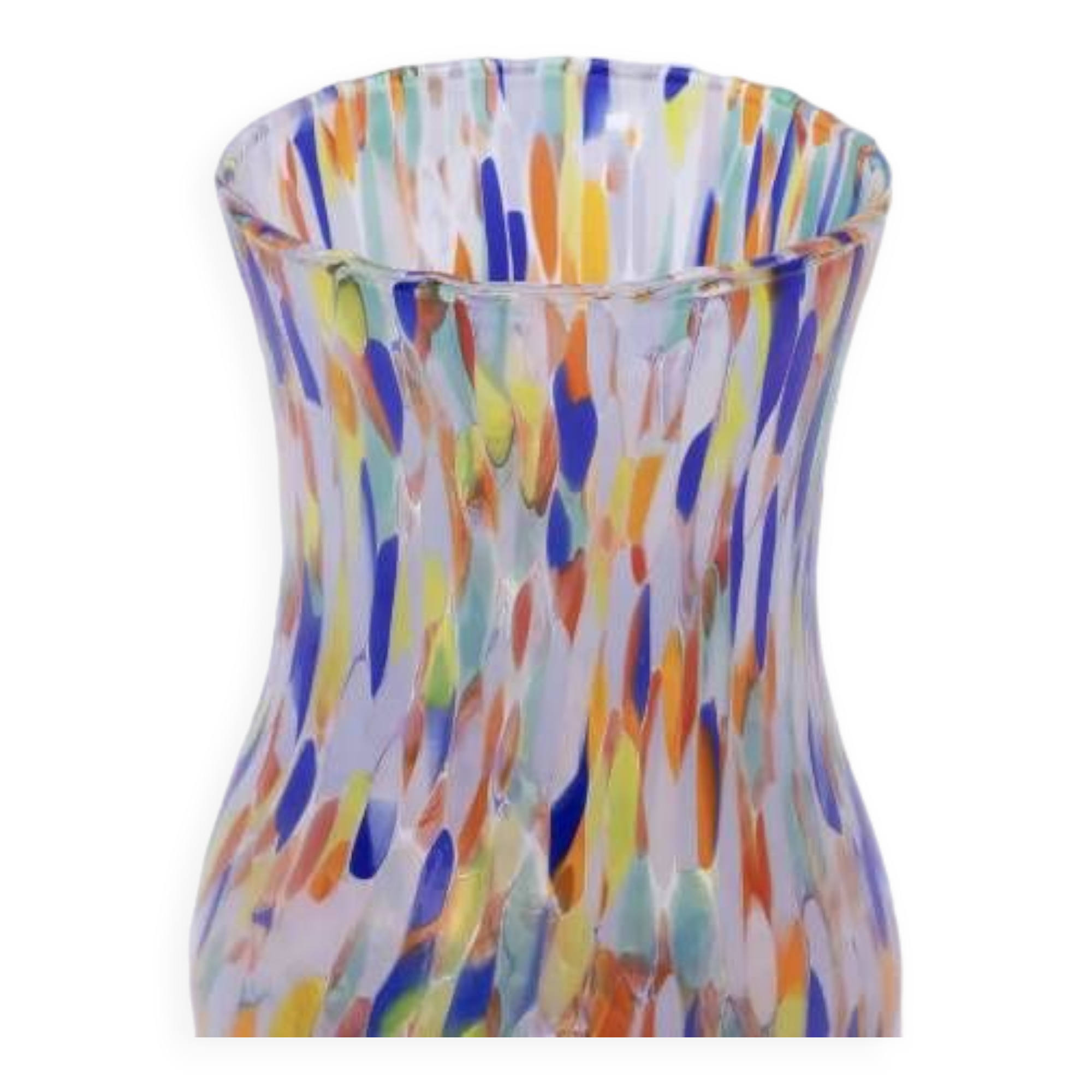 Handmade "Arlecchino" Murano Glass Vase