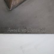 La sculpture abstraite "The Chord" (Het Akkoord) par André van der Linden